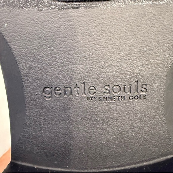 Kenneth Cole Gentle Souls Raffia Sling Back Loafer Black Sz 9.5 NIB - Picture 15 of 15